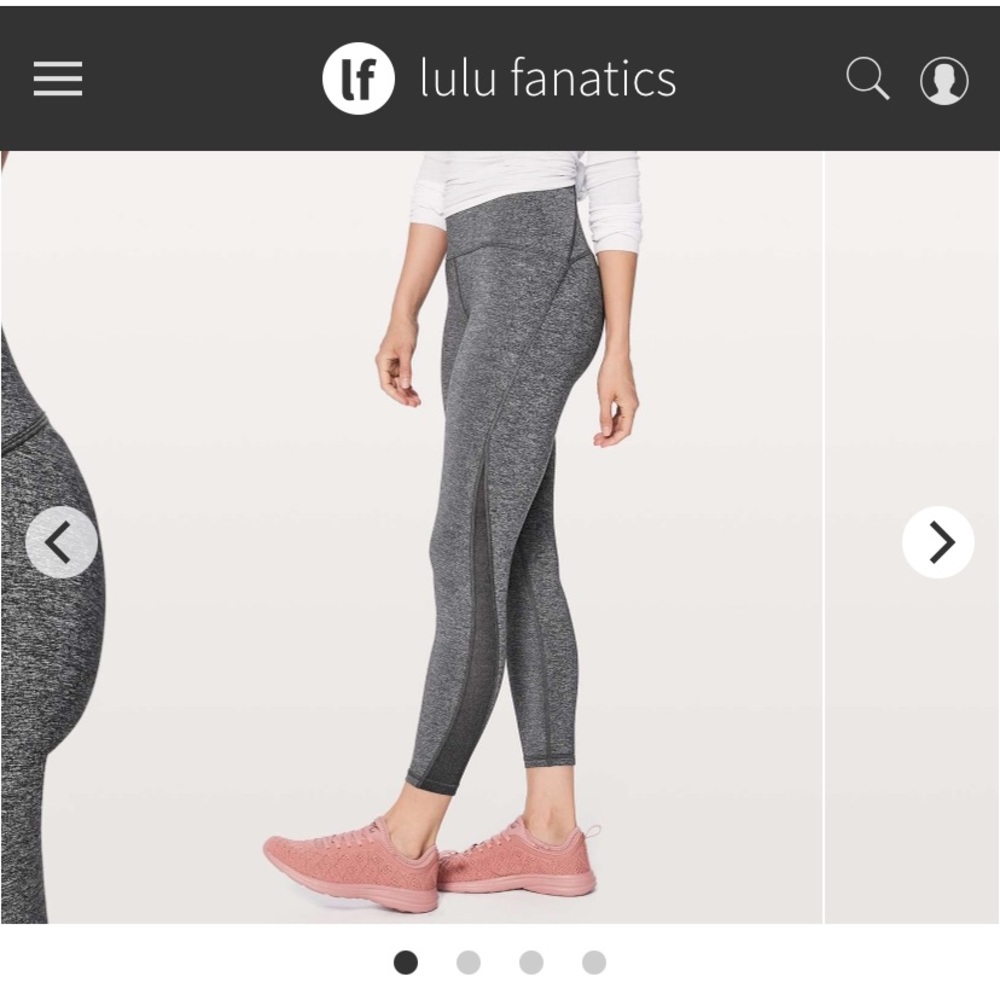 Lululemon train times 7/8 size 4